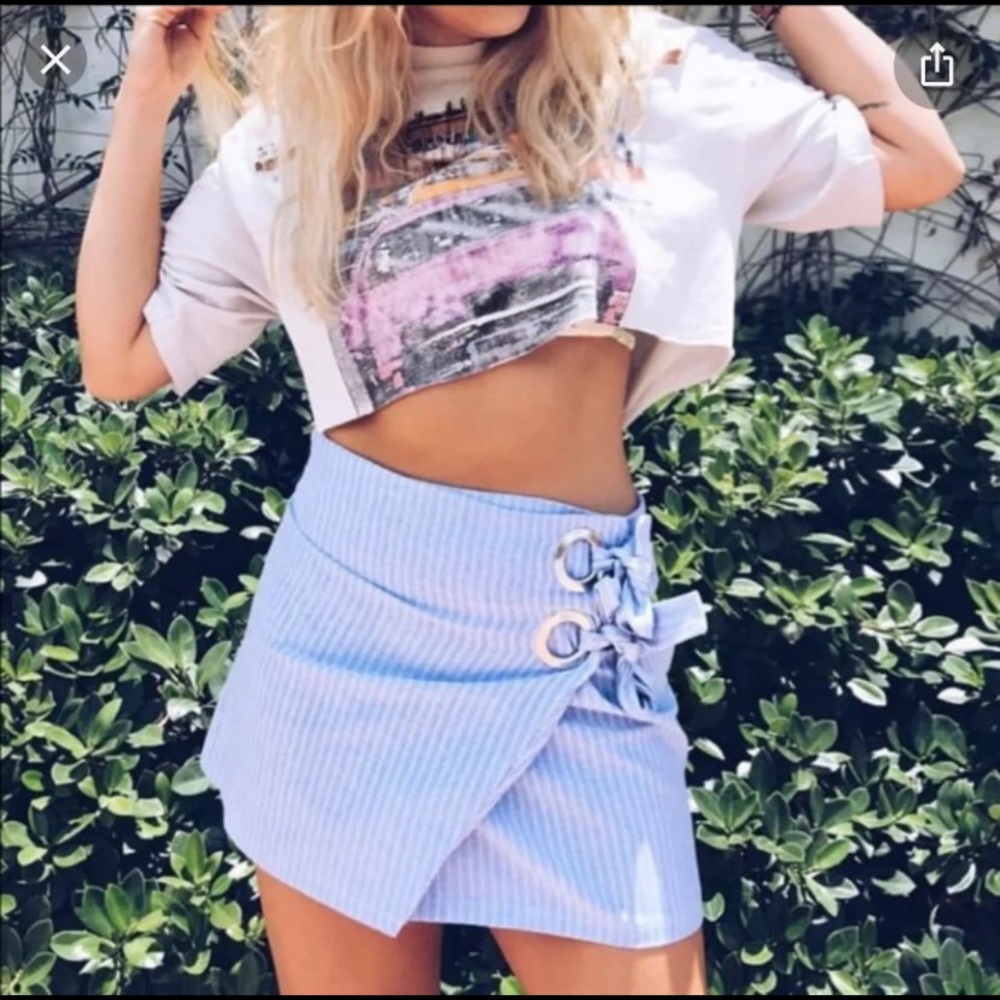 LF striped skirt